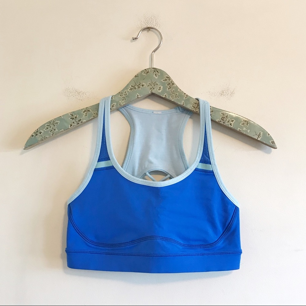 Lululemon Sweaty Or Not Bra II Blue